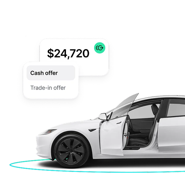 Customer preparing for vehicle pickup