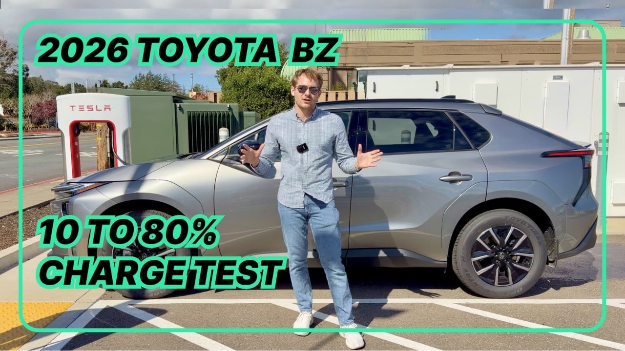 2026 Toyota bZ 10 to 80% Charging Test